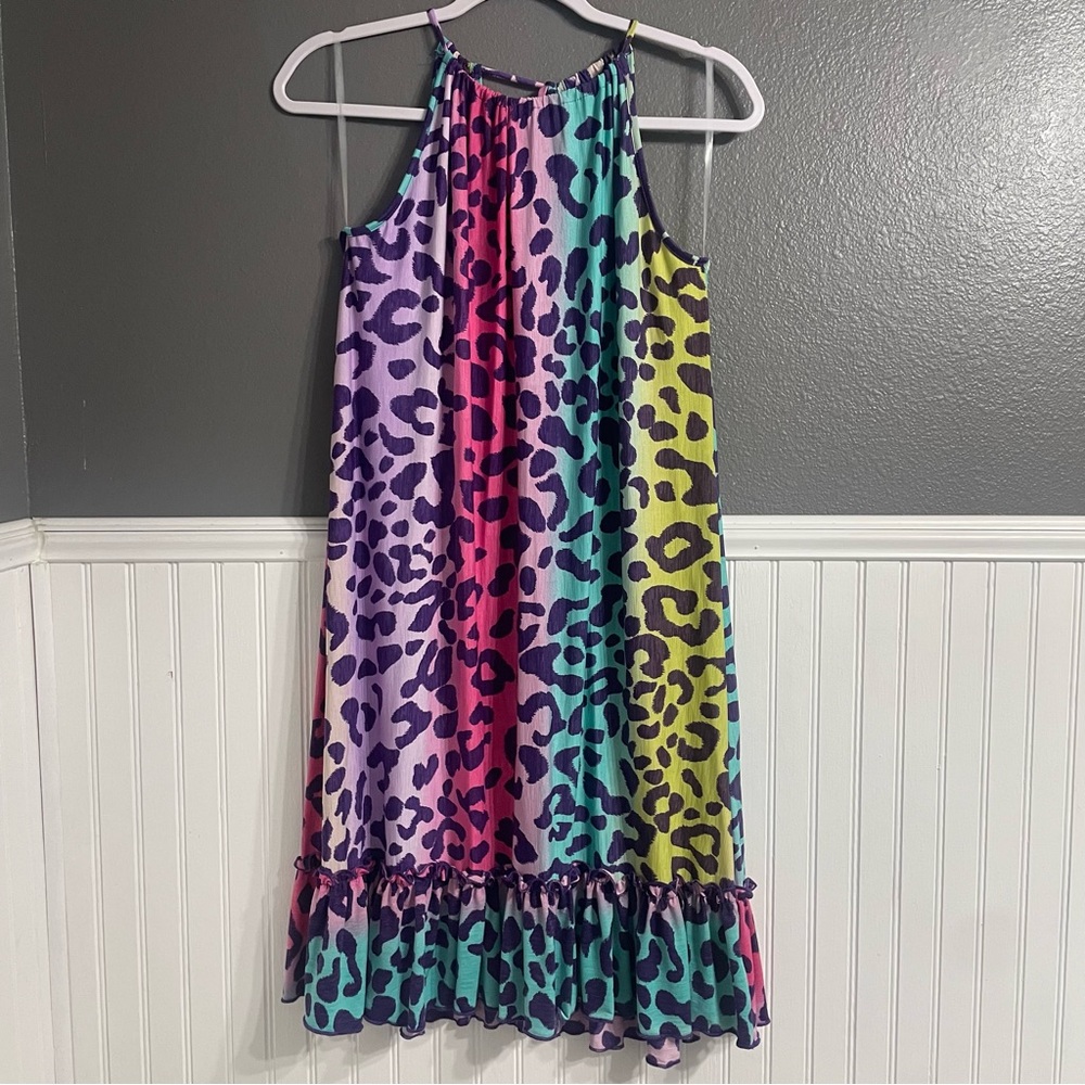 ADORA Multicolor Leopard Print Dress